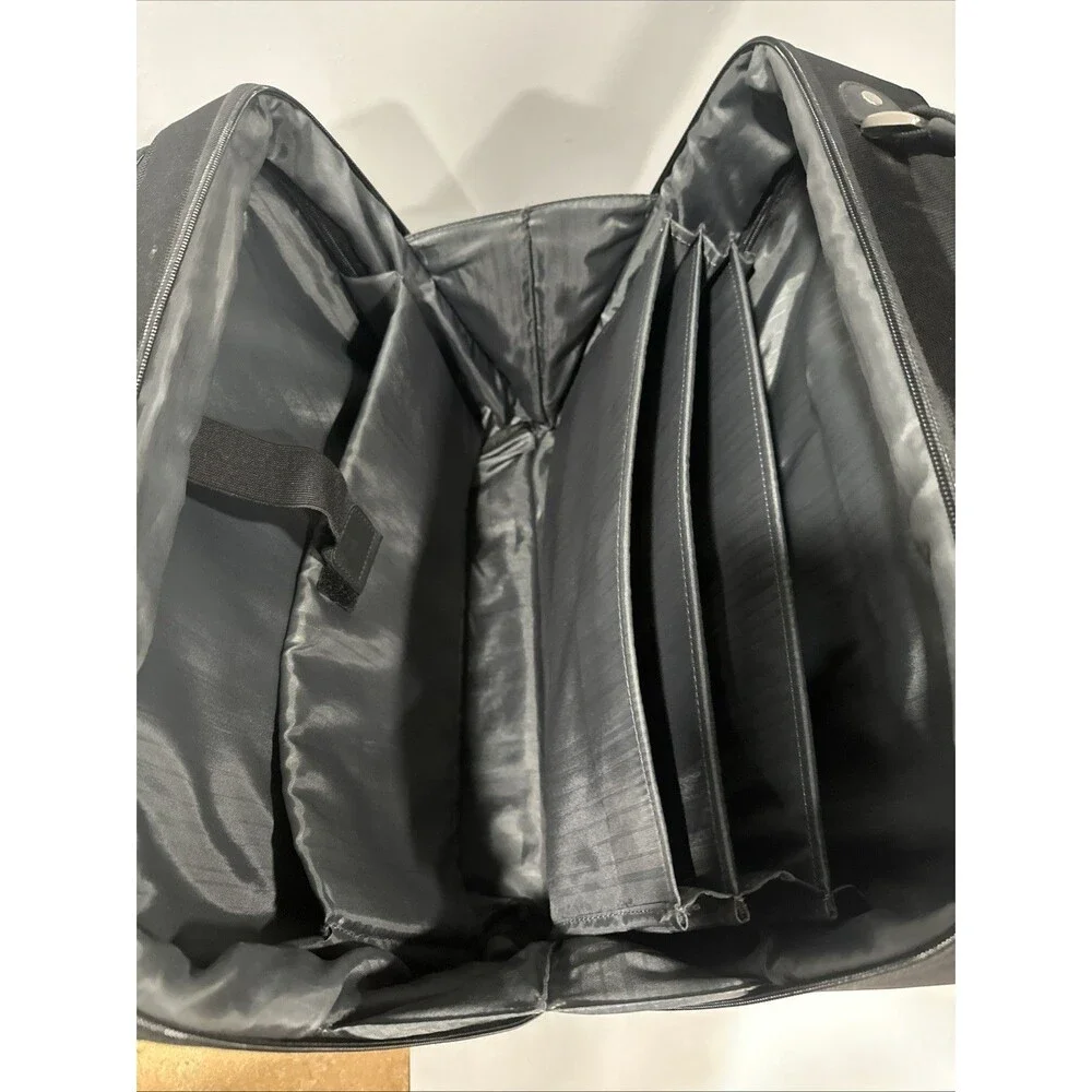 SAMSONITE BUSINESS iMOBILE 360 BLACK ROLLING BUSINESS CASE APPROX 16" X16"X10" - Picture 9 of 10